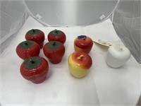 8 Pcs Fruit Trinket Boxes w/Lids