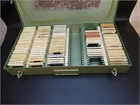 1950s Slides Throughout Europe w/ Metal Case