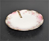 Vintage Lefton Candy Dish Finger Loop Plate