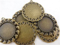 bronze circle pendants