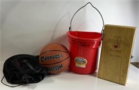 Basketball  Bucket & Tequila Bottle