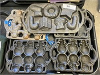 Cast iron molds.