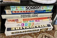 ASSORTED VINTAGE GAMES - SORRY - STRATEGO -