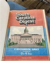 SOUTH CAROLINA DIGEST A GOVERNMENTAL SURVEY