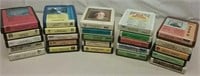 25 8-Track Tapes Including Country Music