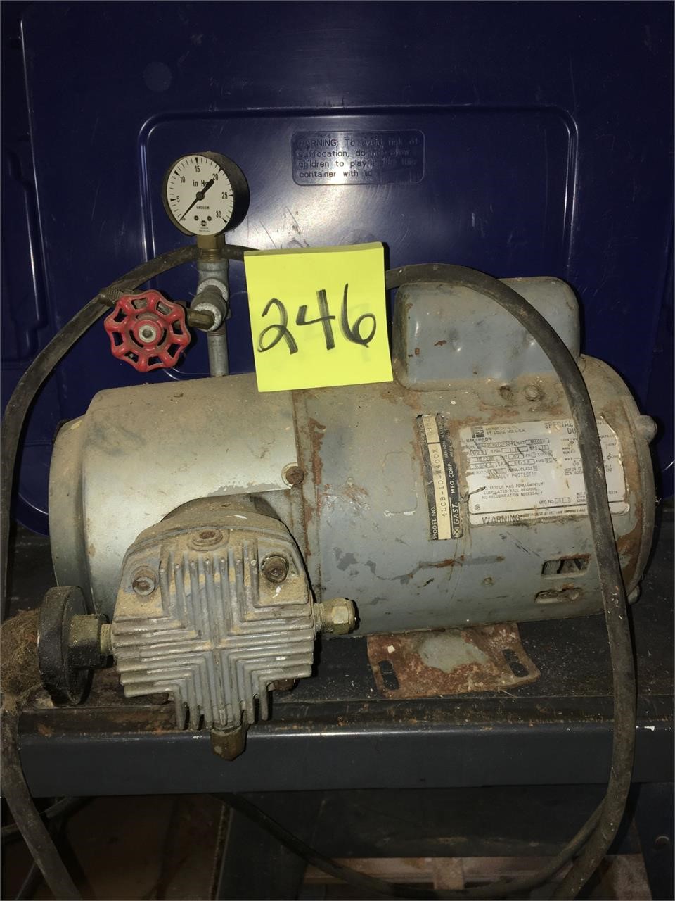 Electric Pump Motor (unknown Usage)