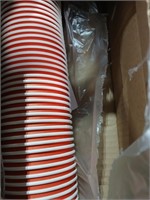 50 pieces Coppetta 8 oz Round Red Paper to Go Cup