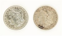 Coin 2 Morgan Silver Dollars 1904-S & 1901