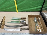Vintage knives and utensils