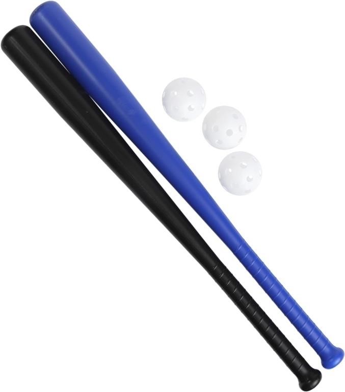 C8746  Bezzi Plastic Toy Baseball Set - 2 Bats  3