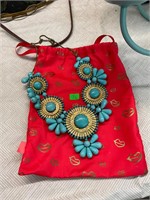 Blue Decorative Necklace