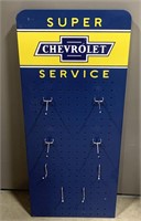 Chevrolet Super Service Parts Metal Advertising
