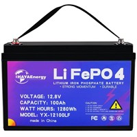 12 8V 100Ah LiFePO4 Lithium Battery