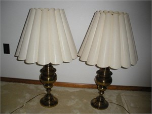 (2) Table Lamps  33 inches tall