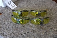 4 - New Remington Amber Shooting Glasses