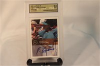 A Graded Autographed Baseball Rookie Card