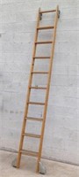9'6" wooden library ladder.