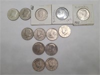 Lot 13 Half Dollars, 1964-1997