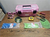 PINK TOOL BOx + Contents