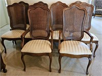 (10) Thomasville Dining Chairs, incl. 2 Armchairs