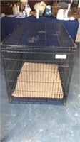 Large Metal Dog Kennel with Pad