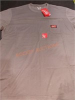 Milwaukee Heavy Duty Pocket T-shirt Size XL Gray