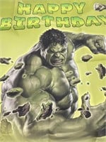 Hulk Birthday Themed Party banner 2ct