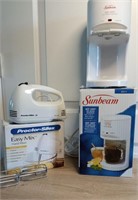 Sunbeam Hot Water Dispenser & Proctor Silex Hand