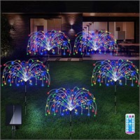 Solar Lights, 5 PK 120 LED Solar Firework Lights