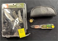 Ozark Trail 2pc Knife Set Unopened w/ John Deere