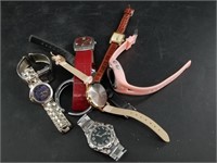 Large bag lot of assorted wrist watches