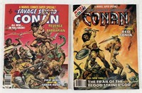 Marvel Super Special Nos.2 & 9 Conan 1976-78