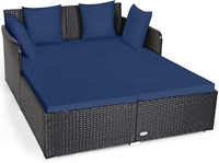 $230  Tangkula Outdoor Rattan Daybed  Sunbed Wicke