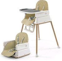 GYARING, 3 in 1 Baby High Chair,Adjustable Convert