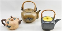 3 Chinese Teapots