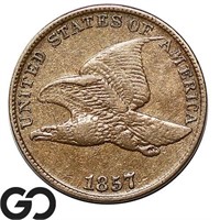 1857 Flying Eagle Cent, Scarce Short Series