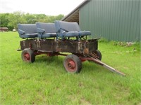 Vintage Wagon W/ Car Seats