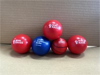 Lot Of 5 Stress Balls