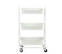 STYLE SELECTIONS 3 TIER WHITE UTILITY CART $40