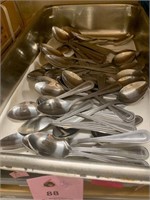 Large lot 50 nice quality silverware spoons only