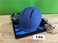 BaseCamp Denim Bike Helmet with Accessories