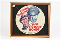 VINTAGE BUY VICTORY WAR BONDS BLUE TOP BEER LINER