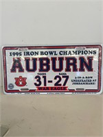 1995 Iron Bowl Champions License Plate
