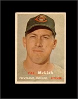 1957 Topps #364 Cal McLish P/F to GD+
