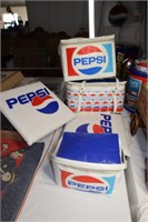 Vintage Pepsi Coolers, Pepsi Seat Cushions