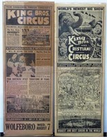 KING BROS. - CRISTIANI CIRCUS HERALDS