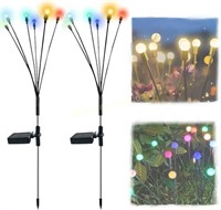 Solar Garden Lights  2PCS Firefly  Waterproof