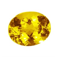 Genuine 8x6mm Oval Golden Citrine