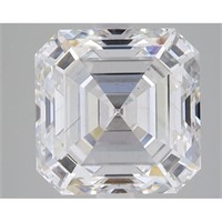 Igi Certified Asscher Cut 4.94ct Vs2 Lab Diamond