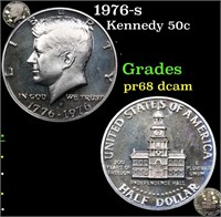 Proof 1976-s Kennedy Half Dollar 50c Grades GEM++